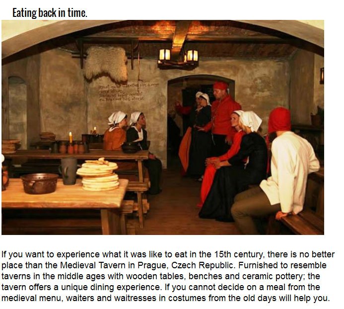 Unique Dining Experiences And Features Offering Unforgettable Adventures